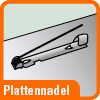 Piktogramm für Namensschilder mit Plattennadel